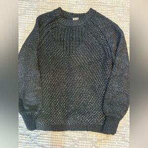 Worthington Black & Grey Knit Sweater